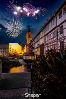 Erfurt im Feuerwerk